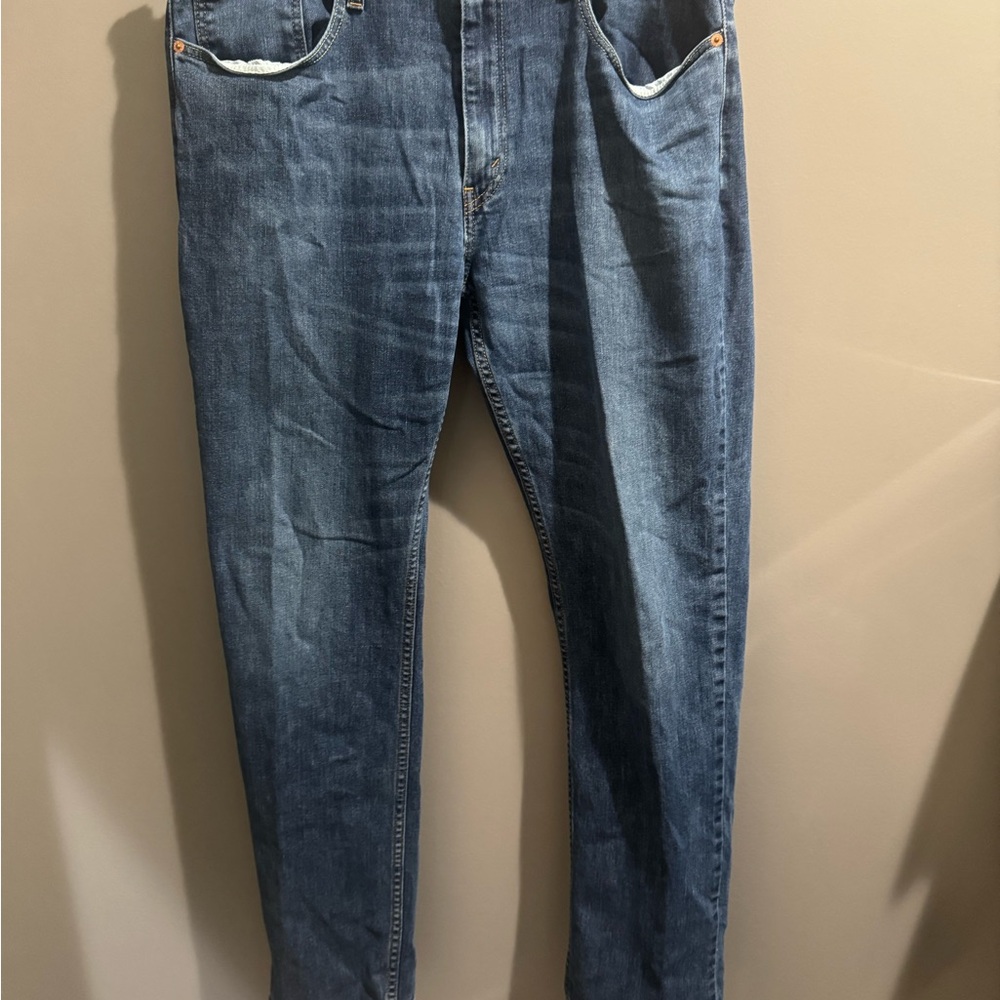 Levi's Dark Blue Straight Jeans
